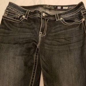 Miss Me boot cuts in EUC